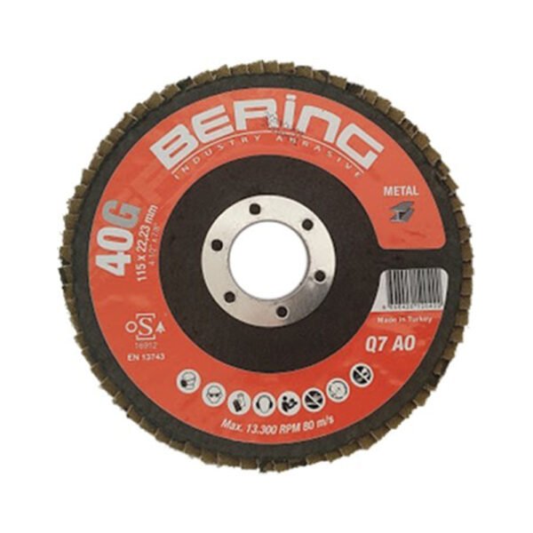 BERİNG 180mm Alüminyum Oksit Flap Disk