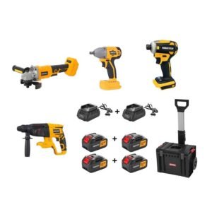 RBT CA-20B + CW-20B + CID-20B+CH-20B+ 2 Adet Şarj Cihazı + 4 Adet 4.0Ah Batarya + QS Pro Cart 2.0